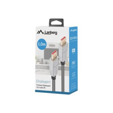Lanberg DisplayPort M CA-DPDP-20CU-0010-BK 1 m – 2