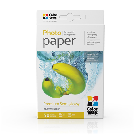 ColorWay Photo Paper, 50 sheets Premium Semi-Glossy 255 g/m² 10x15 – 2
