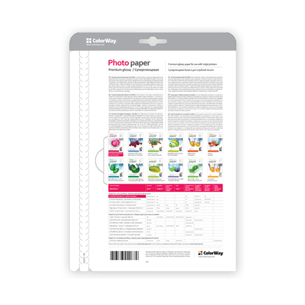 ColorWay Photo Paper, 50 sheets Premium High Glossy 255 g/m² 10x15 – 3