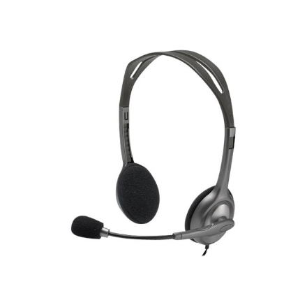 Logitech LGT-H110 Stereo headset Black, Silver – 3