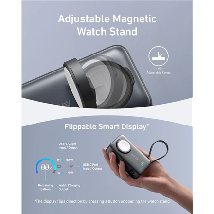 Anker MagGo Power Bank 10000 mAh Black Stone – 5