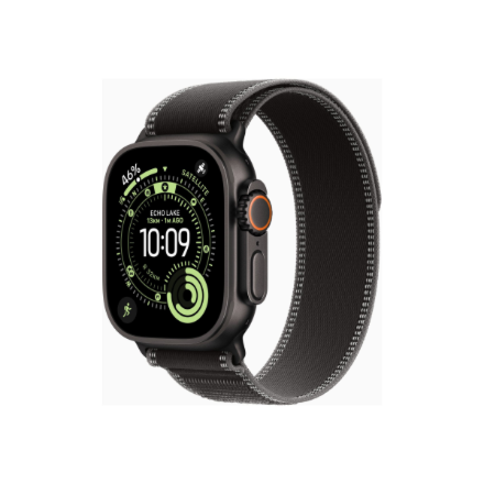 Apple Watch Ultra 3 GPS + Cellular 49mm Black Titanium Case with Black