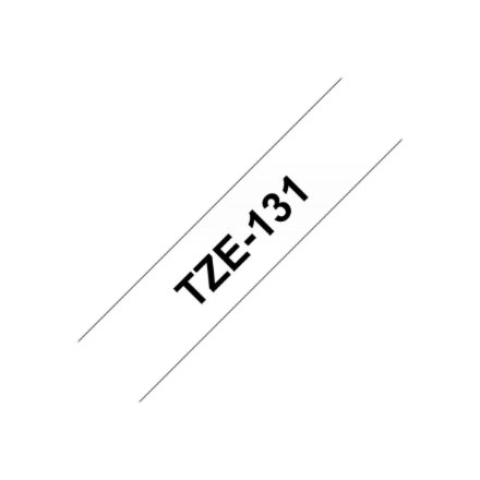 Brother TZe-131 Laminated Tape Black on Clear 8 m – 4