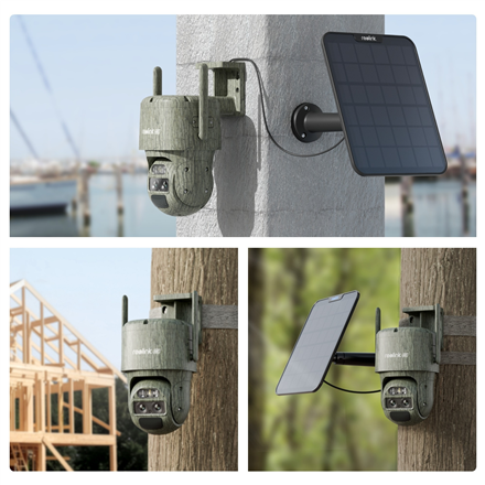 Reolink TrackMix Series G770 Camouflage with Solar Panel 2 4G LTE PTZ Micro SD – 4