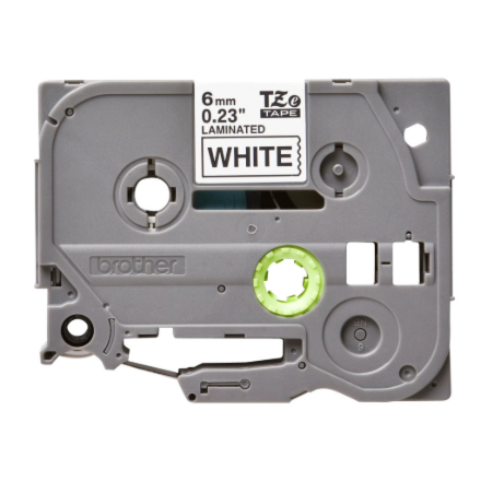 Brother TZe-211 Laminated Tape Black on White 8 m – 3