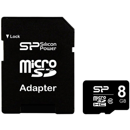 Silicon Power 8GB MicroSDHC – 2