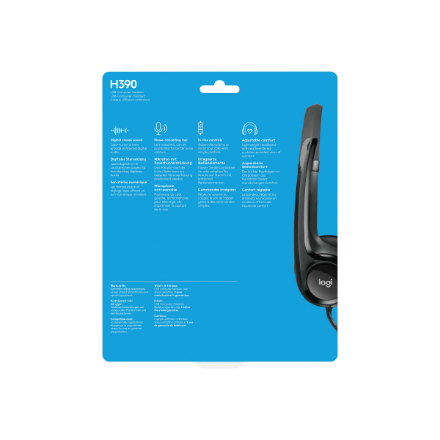 Logitech Computer headset H390 Built-in microphone USB Type-A – 14