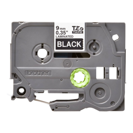 Brother TZe-325 Laminated Tape White on Black 8 m – 2