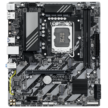 Gigabyte B860M E Processor family Intel Processor socket LGA1851 Supported hard – 2