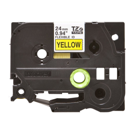 Brother TZe-FX651 Flexible ID Laminated Tape Black on Yellow 8 m – 3