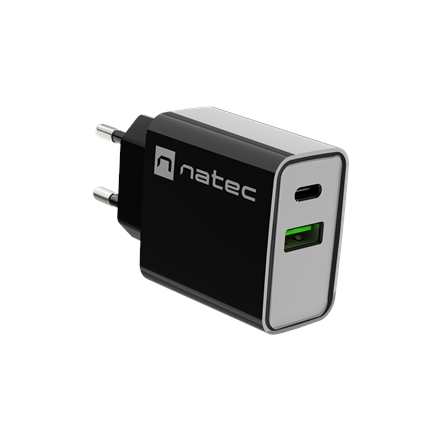 Natec Ribera USB Charger, 1xUSB-A, 1x USB-C, 20 W NUC-2062 – 6