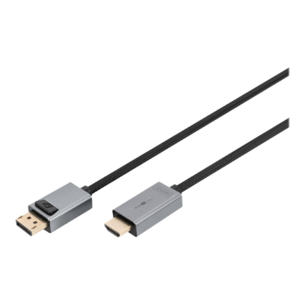 Digitus 4K DisplayPort Adapter Cable, DP - HDMI Type A DB-340202-018-S 1.8 m