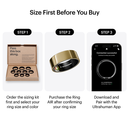 Ultrahuman Ring Air Bionic Gold Size 6