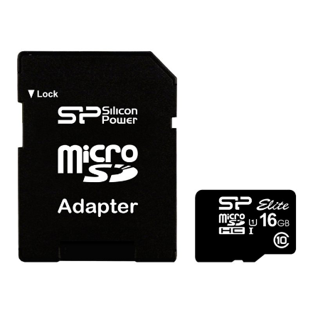 Silicon Power Elite UHS-I 16GB MicroSDHC