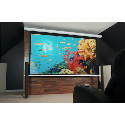 Elite Screens Electric Projection Screen, White SKT150XHW2 150" – 6