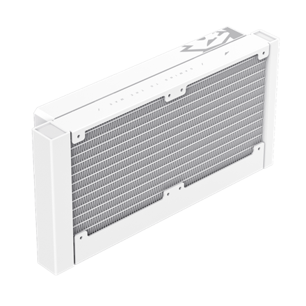 Gamemax CPU Liquid Cooler GLACIER 240 LCD WH – 8