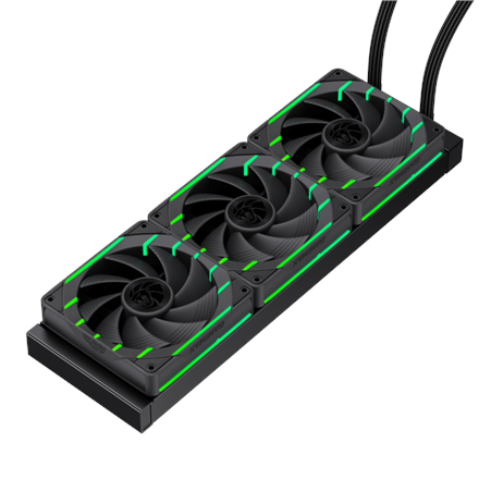 Gamemax CPU Liquid Cooler HAILSTORM 360 LCD BK – 8