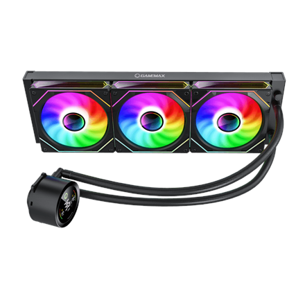 Gamemax CPU Liquid Cooler ICEBURG 360 DIGITAL BK – 4