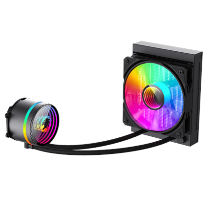 Gamemax CPU Liquid Cooler ICEBURG 120 BK – 3