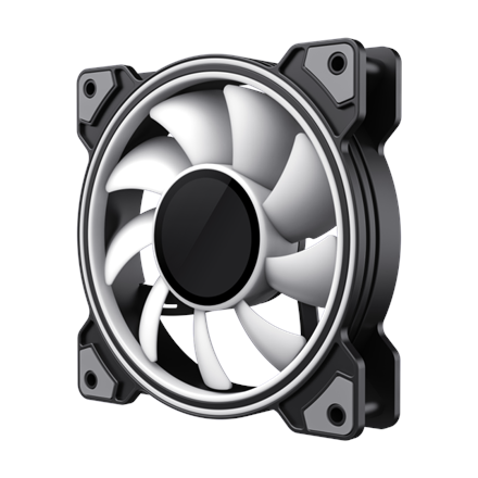 Gamemax Case Fan DUAL RING INFINITY BK – 2