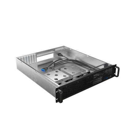 Lanberg Rackmount Server Chassis ATX 520/12 19" – 2