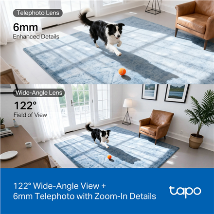 TP-LINK Tapo C245D Dual Lens Pan/Tilt Security Camera Dome MicroSD – 5