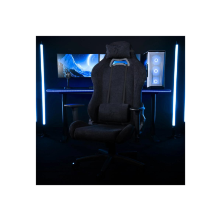 Arozzi Torretta Soft Fabric Gaming Chair Metal/Reinforced nylon Pure Black – 5