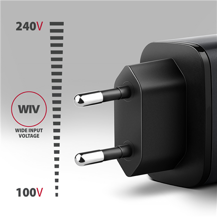 AXAGON Wall charger 67W, USB-A + USB-C, PD3.0 ACU-PQ67D – 5