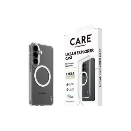 CARE by PanzerGlass Urban Explorer Case Transparent w. White Qi Samsung New – 4