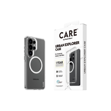CARE by PanzerGlass Urban Explorer Case Transparent w. White Qi Samsung New – 4