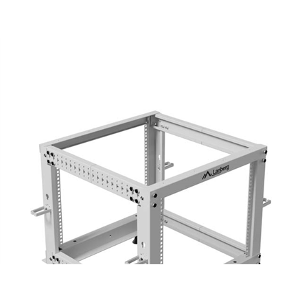 Lanberg Open Rack 19" 9U, adjustable OR01-6109-S 65.7 x 60 x 57.7 cm – 6