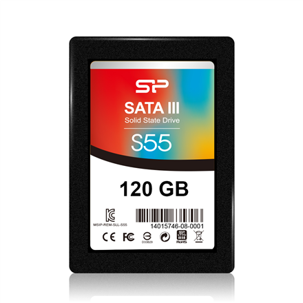 Silicon Power Slim S55 120GB Solid-state drive interface SATA