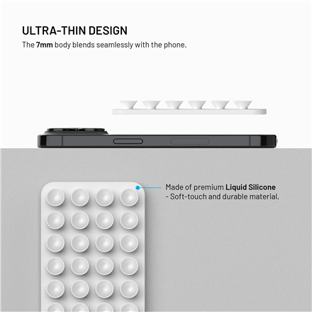 Fixed MagSafe holder with suction cups Cup holder Liquid silicone – 5