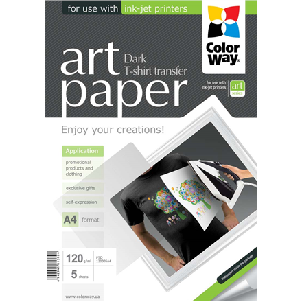 ART T-shirt transfer (dark) Photo Paper 120 g/m² A4 – 2