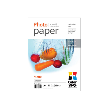 Matte Photo Paper 190 g/m² A4