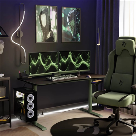 Arozzi Gaming Desk Arena Medium Forest Green – 7