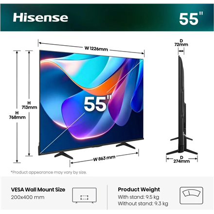 Hisense TV 55A6S Smart TV VIDAA Smart OS – 3