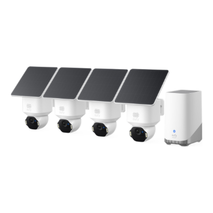 Anker Eufy SoloCam E42 4-Cam Kit (HomeBase 3) 8 MP F/1.6 IP65 Micro SD