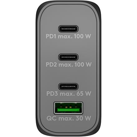 Goobay 100 W USB-C PD GaN Multiport Fast Charger – 3