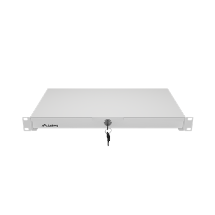 Lanberg 19" Drawer 1U, max load capacity up to 30 kg assembly AK-2002-S 48.26 x – 7