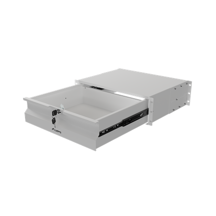 Lanberg AK-2003-S 19" Drawer 3U, max load capacity up to 90 kg, 4 point 48.26 x – 8
