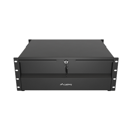 Lanberg 19" Drawer 4U, max load capacity up to 90 kg 4 point assembly AK-2004-B – 7