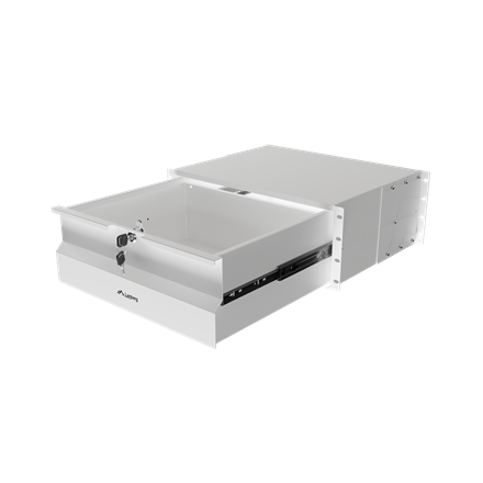Lanberg AK-2004-S 19" Drawer 4U, max load capacity up to 90 kg, 4 point 48.26 x – 8