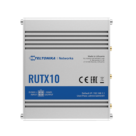 Teltonika Industrial Router RUTX10 867 Mbit/s – 3