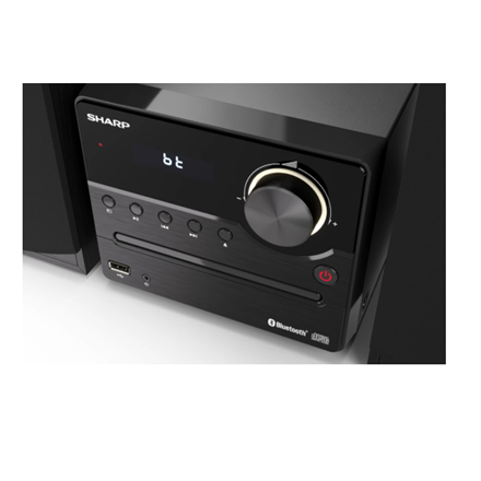 Sharp XL-B512(BK) Hi-Fi Micro System, CD USB port AUX in Bluetooth – 4