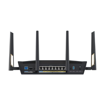 Asus Dual-band WiFi 7 AiMesh Extendable Performance Router RT-BE88U 10/100/1000 – 4