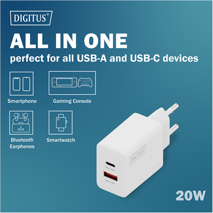 Digitus Battery charger, 20W DA-10300 – 8