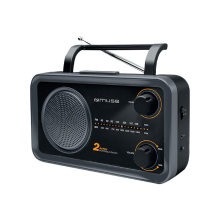 Muse 2-bands portable radio M-06DS AUX in – 2