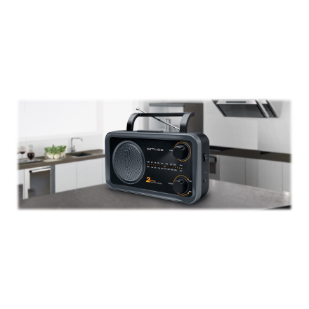 Muse 2-bands portable radio M-06DS AUX in – 4