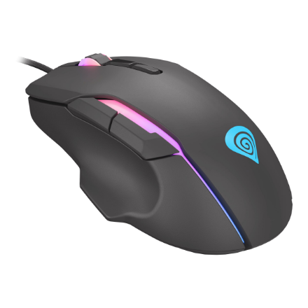 GENESIS Xenon 220 Gaming Mouse, 500 - 6400DPI, Wired, Black – 6